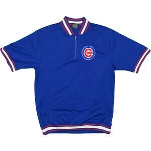 Stitches Cubs Embroidered Logo Jersey Shirt Large